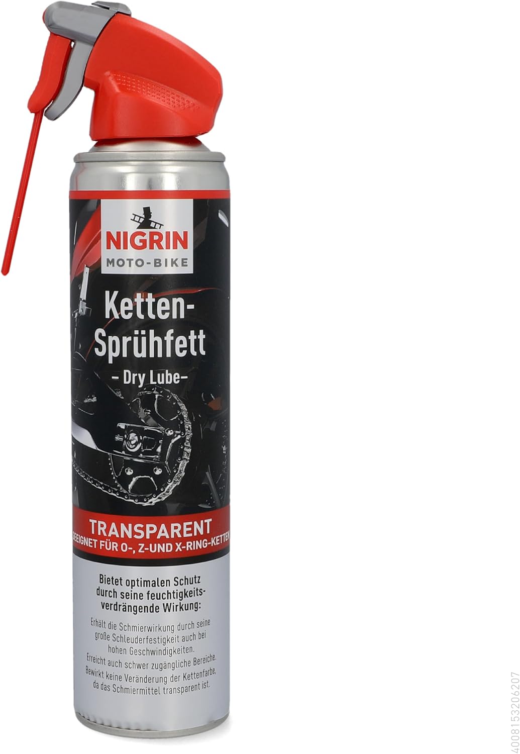 Thumbnail 5 de NIGRIN MOTO-BIKE Dry Lube Ketten-Sprühfett – 6x400 ml für O-, Z- und X-Ring-Ketten