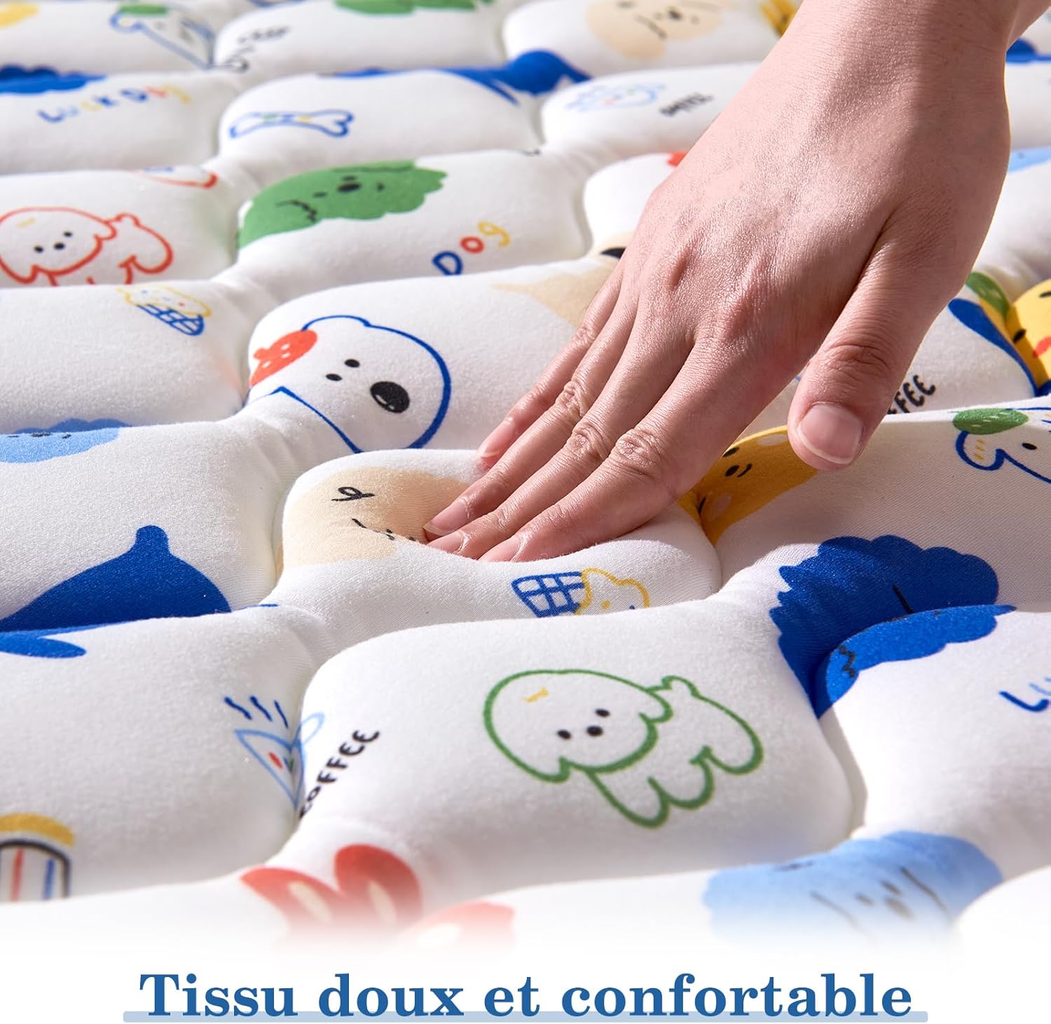 Thumbnail 2 de Tapis d’éveil bébé pliable antidérapant Ours à bulles 150x180 cm en mousse épaisse