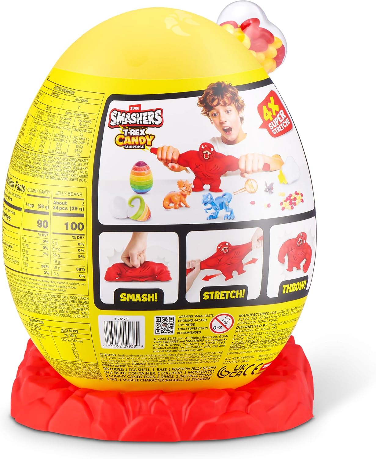Detalle 1 de ZURU T-Rex Candy Surprise Egg