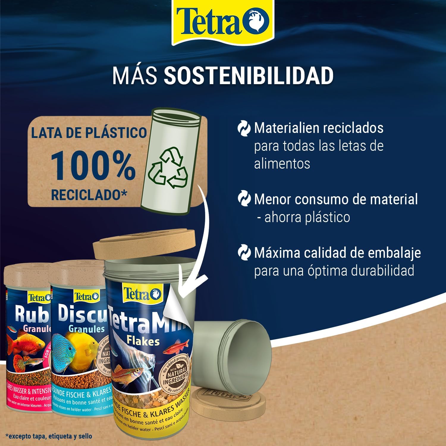 Thumbnail 6 de Tetra Tablets TabiMin alimento en pastillas para peces de fondo, 275 tabletas 🐟