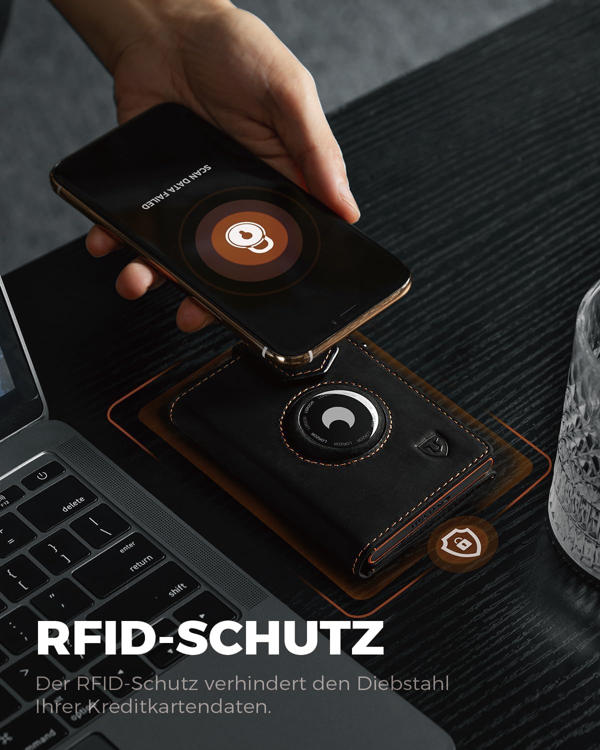 Thumbnail 5 de LORZOR Design Airtag Wallet Slim