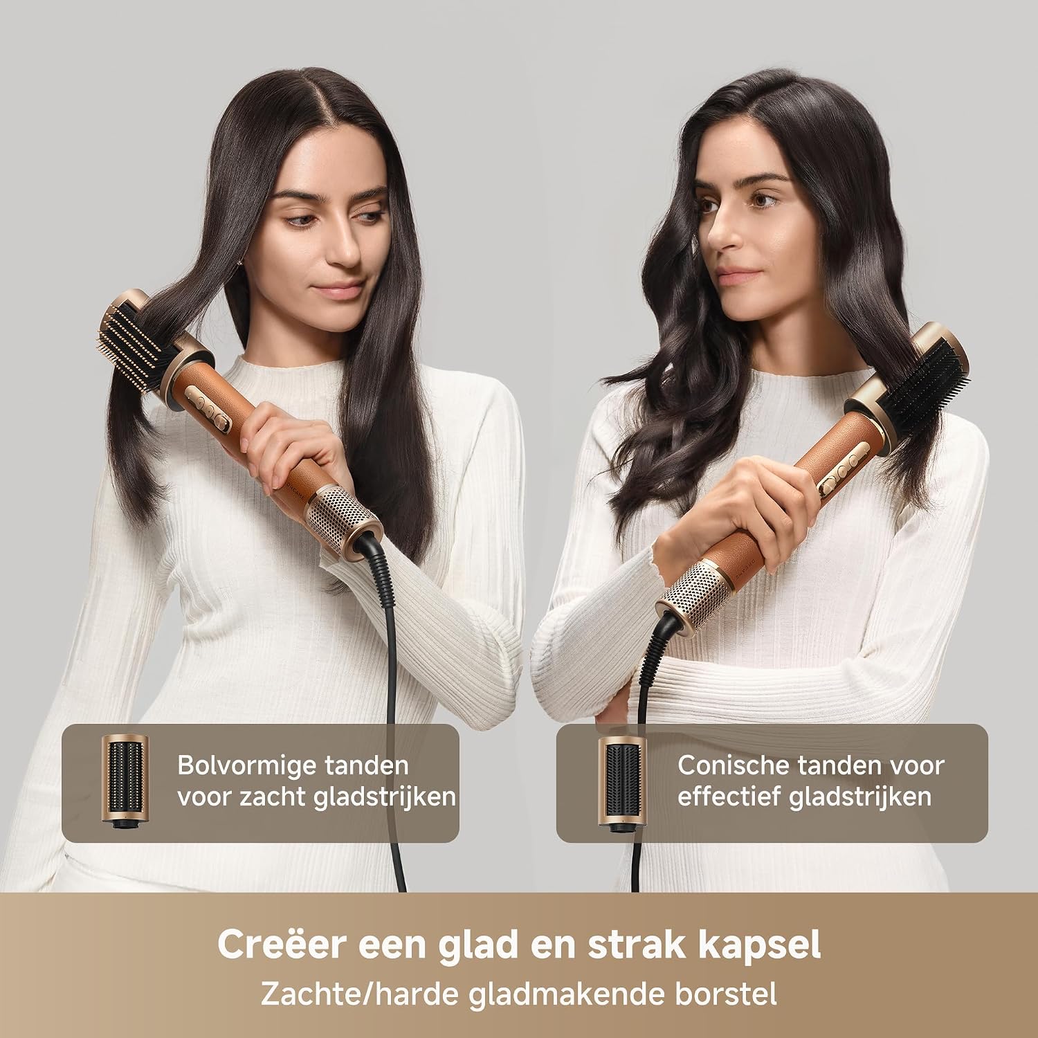 Detalle de Dreame AirStyle Pro 7-in-1 multi-styler, 1.300 watt, goud
