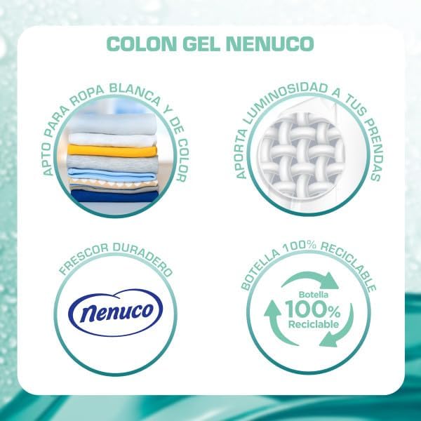 Thumbnail 2 de Colon Nenuco - Gel Detergente 60 Lavados para Ropa