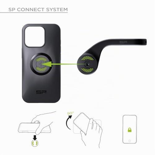 Detalle de SP CONNECT Road Bike Bundle SPC+ pour iPhone 15 — Étui SPC+ + Fixation guidon