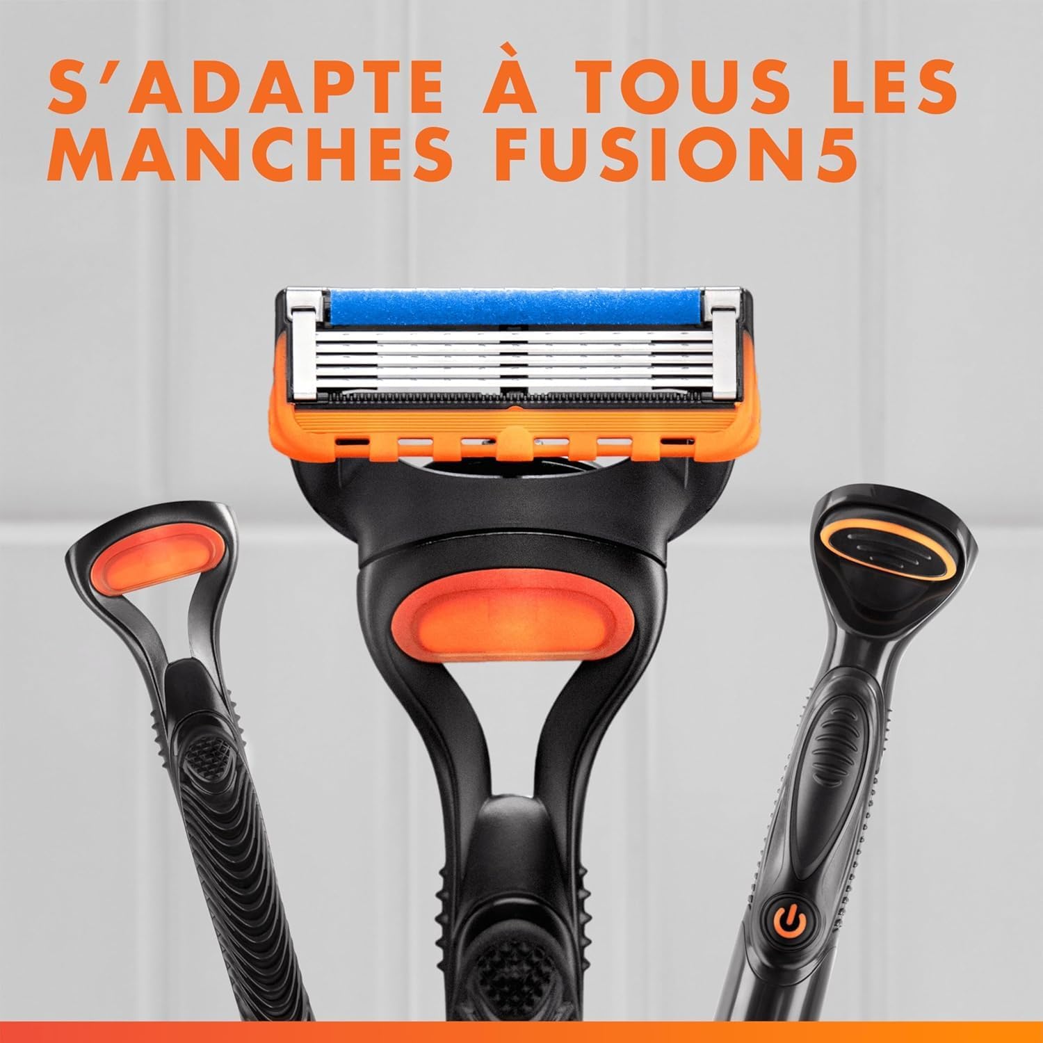 Thumbnail 4 de Gillette Fusion5 Lames de Rasoir pour Homme – Pack 24, Recharge Longue Durée (Acier Inoxydable) avec Lubrastrip