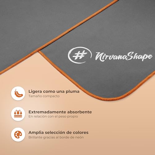 Detalle 2 de NirvanaShape serviette microfibre, séchage rapide ⚙