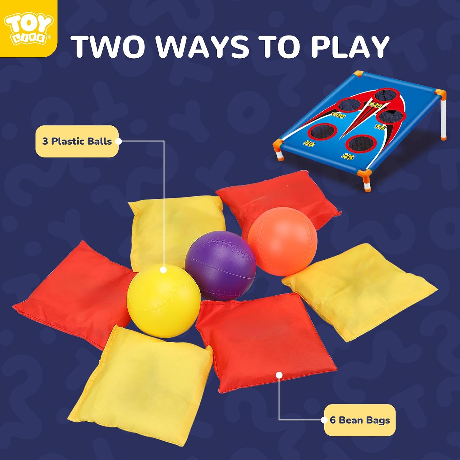 Thumbnail 6 de TOY Life Bean Bag Toss Carnival Games Cornhole Set for Kids (Ages 4–8)