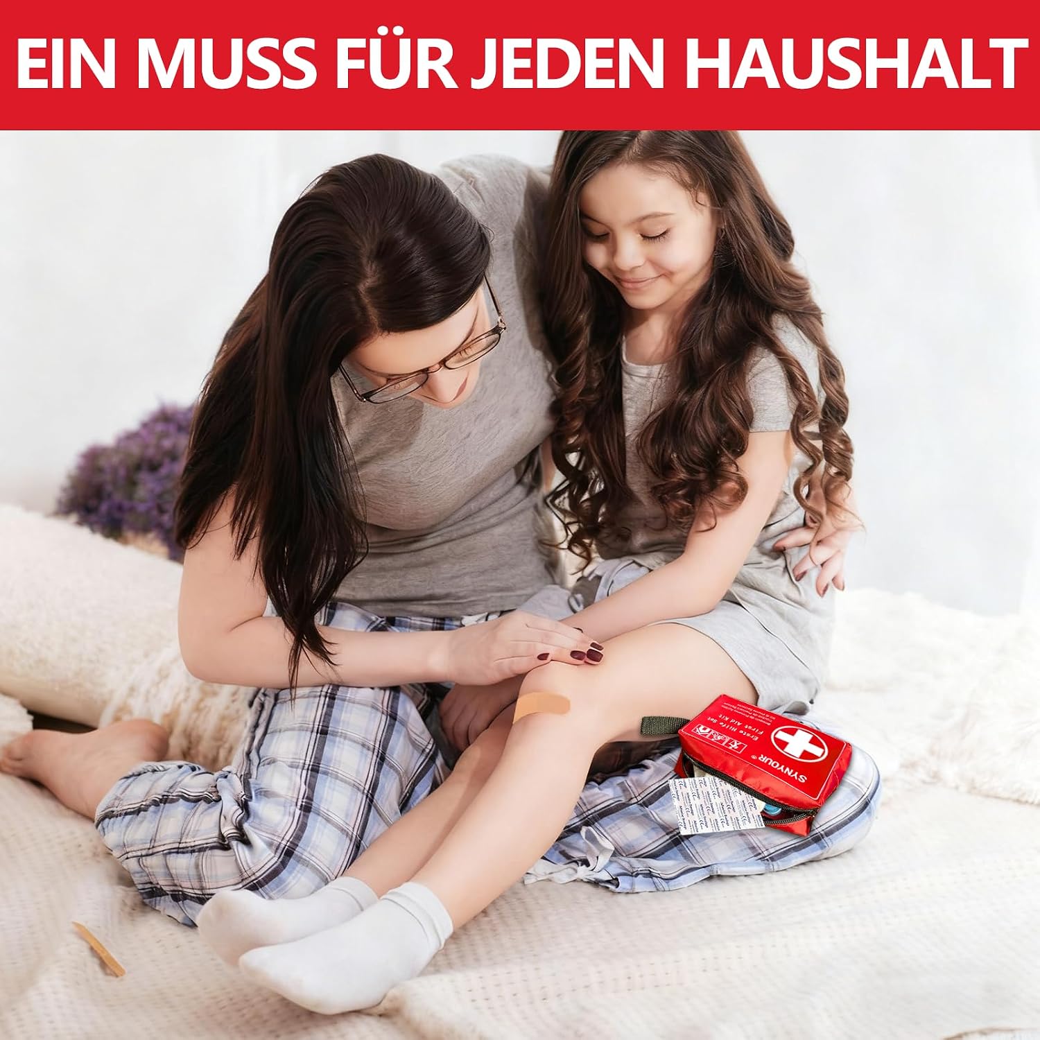 Detalle 2 de SYNYOUR Mini Erste Hilfe Set mit 80 Teilen – kompakt, zuverlässig und vielseitig einsetzbar
