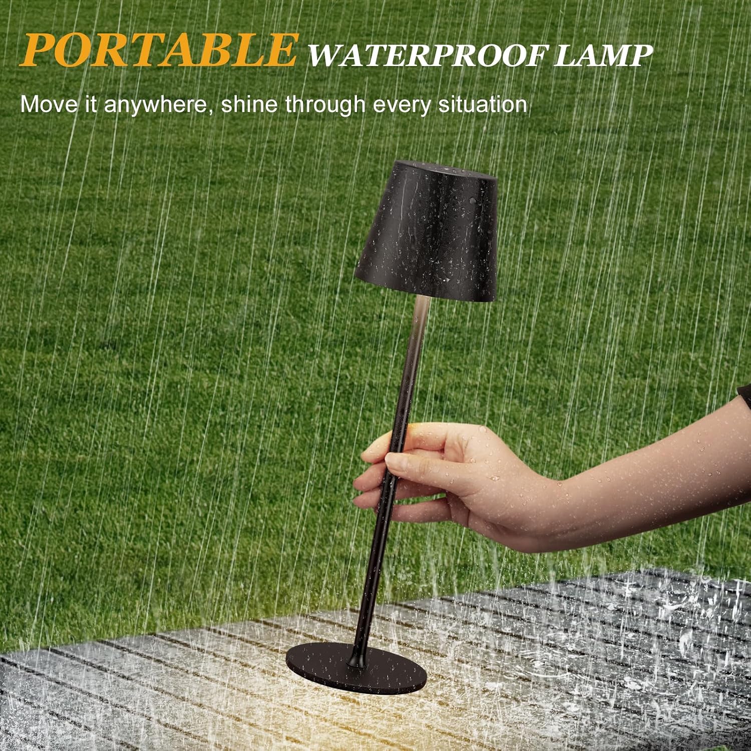 Detalle 1 de Aooshine cordless table lamp set of 2