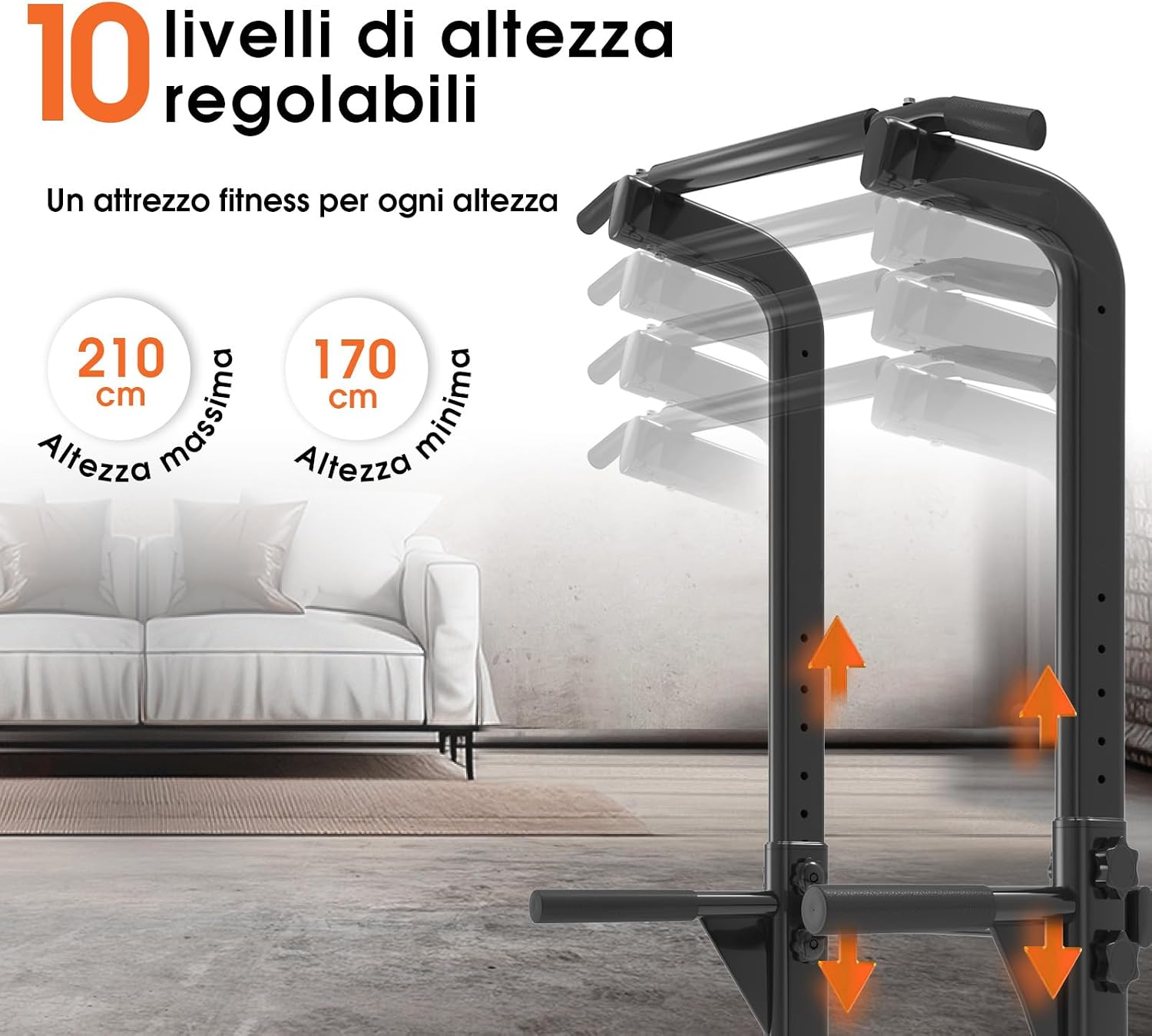 Detalle 2 de DH FitLife Power Tower 150 kg đź’Ş