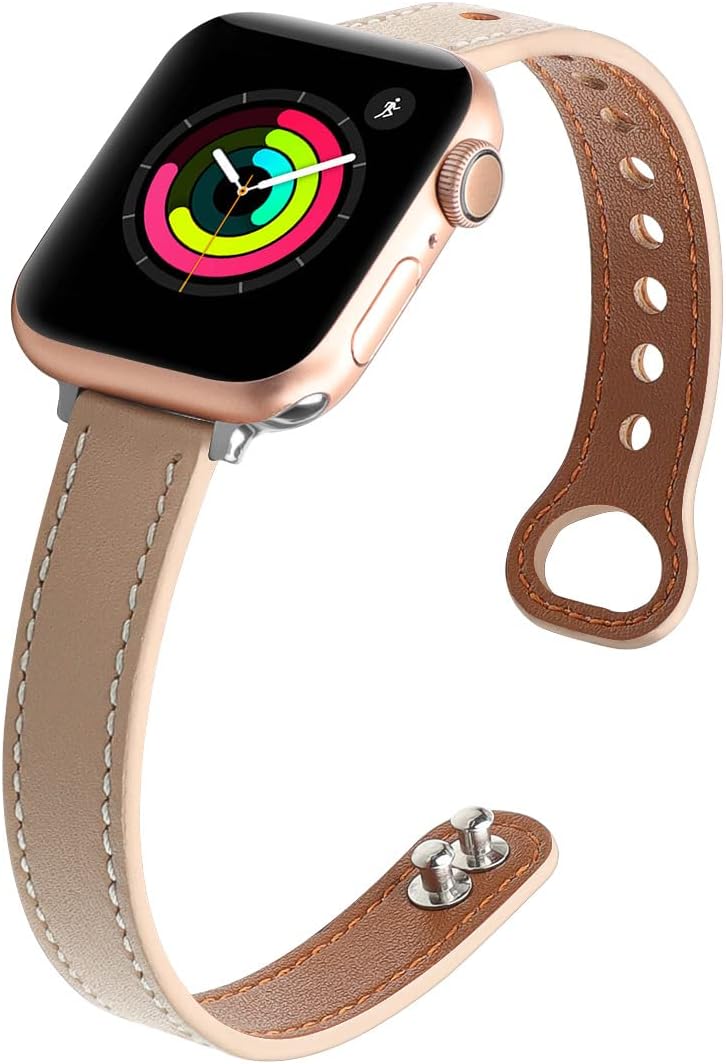 Thumbnail 4 de segoo Leather Band for Apple Watch — 38–49mm, Top Grain Leather, Slim & Comfortable