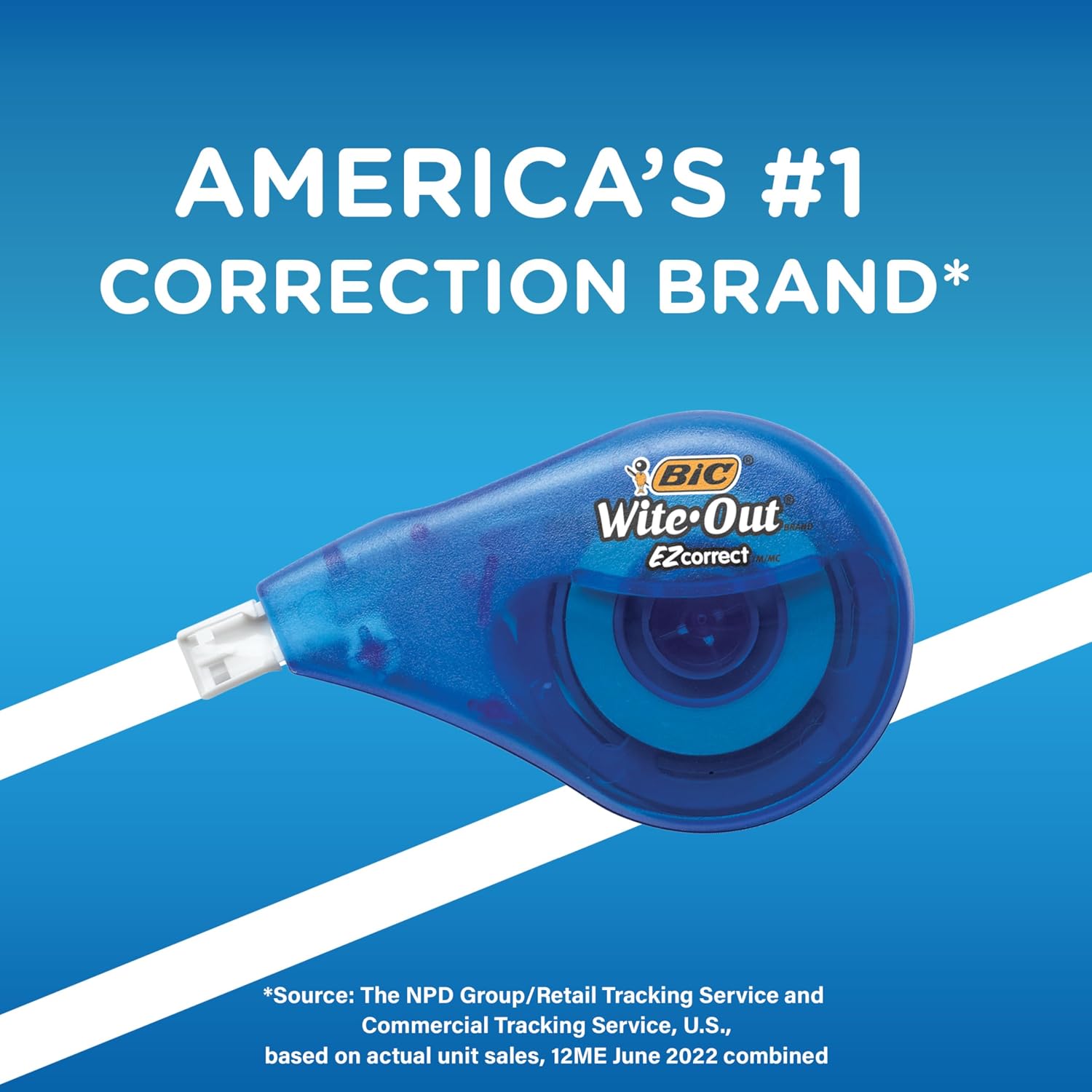 Thumbnail 6 de BIC Wite-Out EZ Correct Tear-Resistant Correction Tape (39.3 ft, 10 Count)