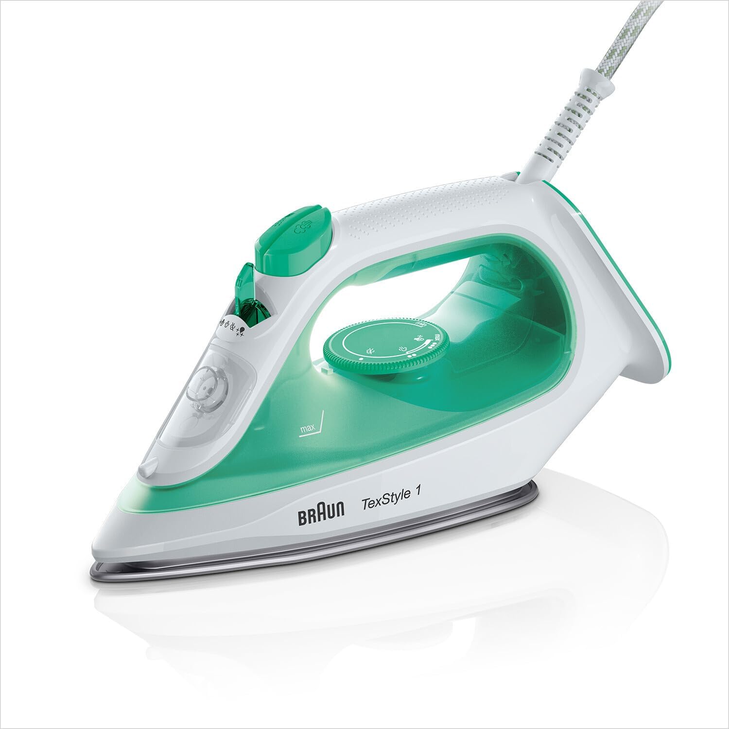 Thumbnail 4 de Braun TexStyle 1 SI1029BL Dampfbügeleisen – 1900 W, 120 g/min, Antihaftbeschichtete Bügelsohle
