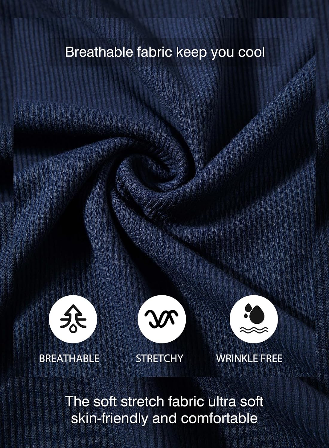 Thumbnail 4 de JMIERR Muscle Slim T-Shirt V Neck