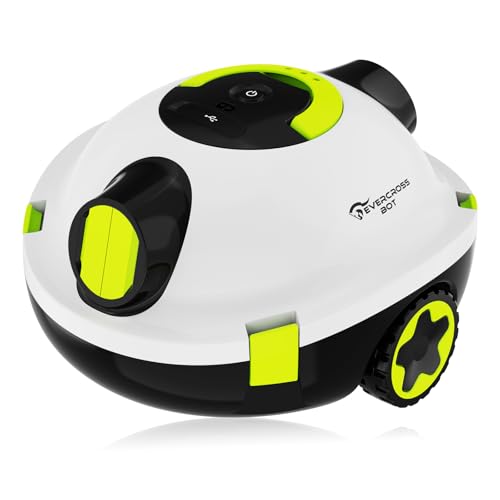 Detalle de EVERCROSS BOT Y10 Robot Limpiafondos para Piscina — Sin cable, 100 minutos de limpieza, hasta 120 m²