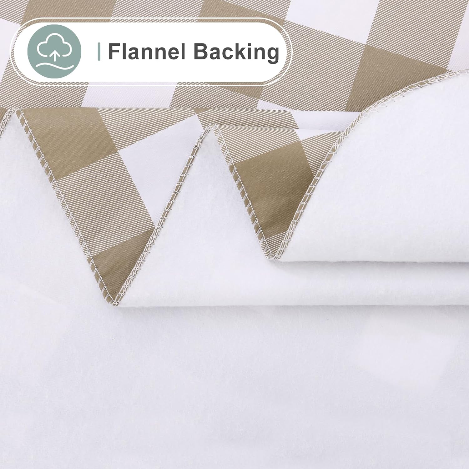 Detalle de misaya 60" x 84" Waterproof Vinyl Tablecloth