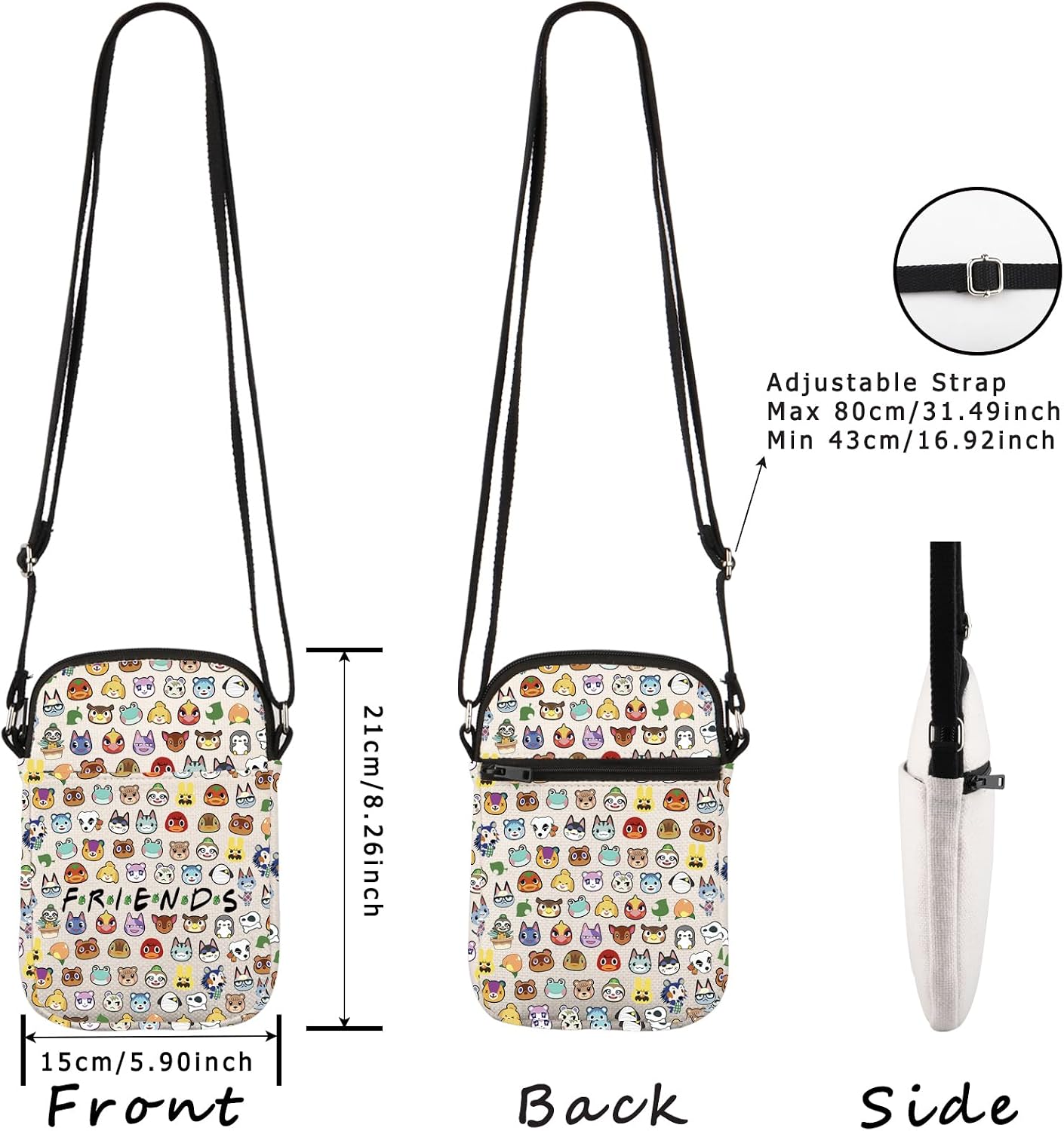 Thumbnail 1 de JTOUK Cartoon Gaming Makeup Bag 9.5in