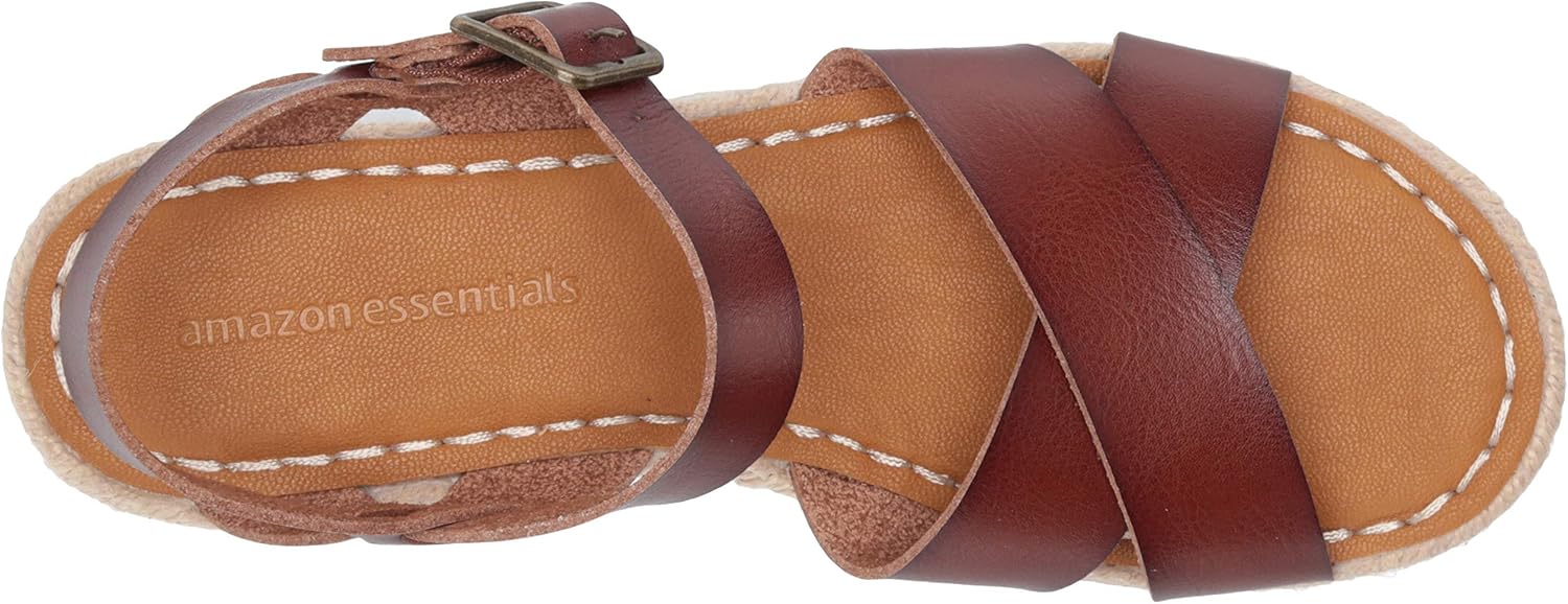 Detalle de Amazon Essentials Women's Flatform Espadrille Sandal