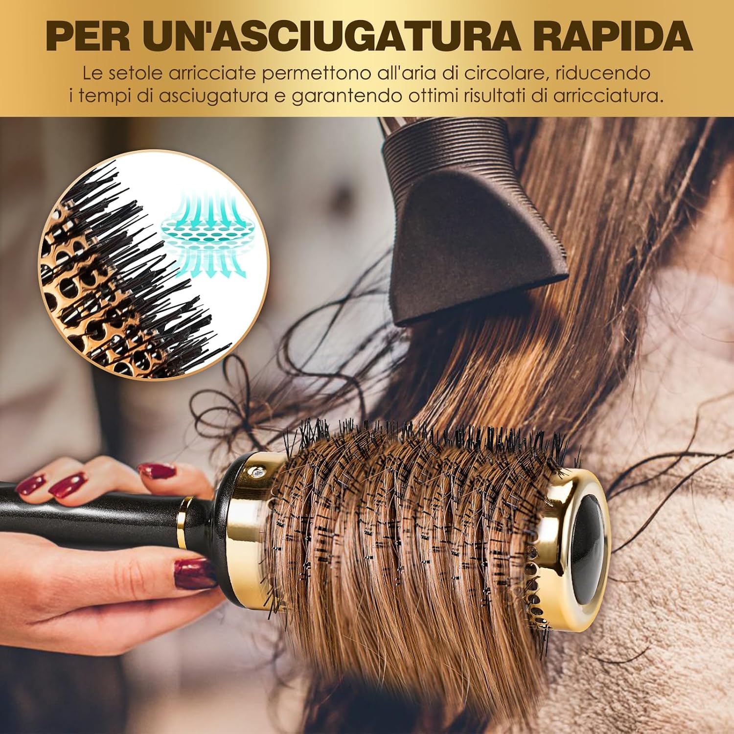 Thumbnail 3 de Shinlea Spazzola 53 mm per capelli ricci