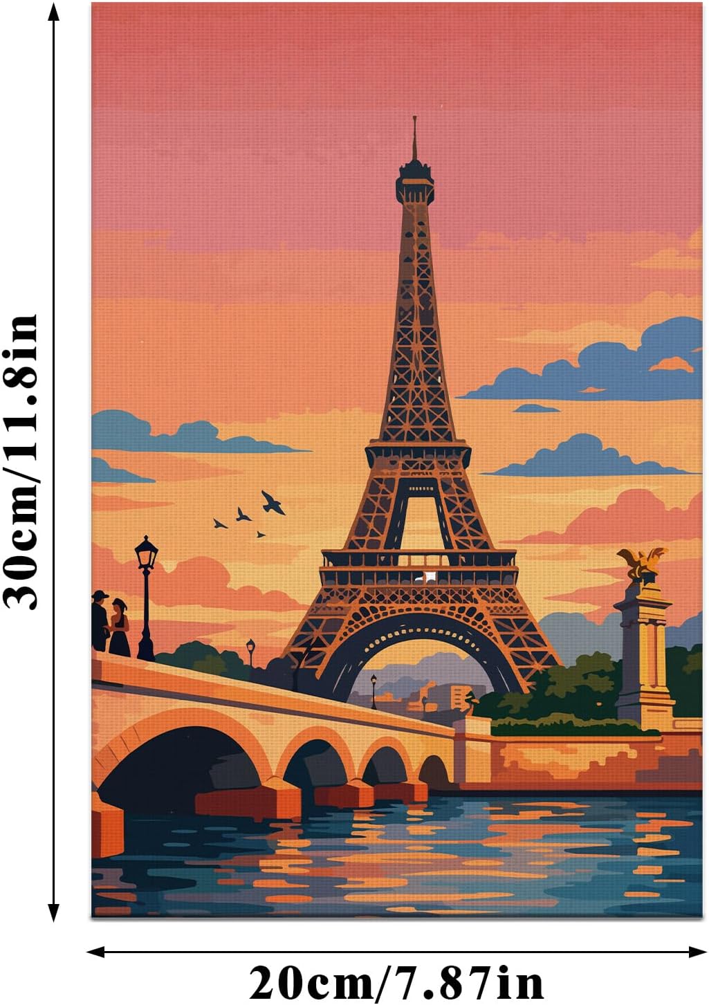 Thumbnail 6 de Kaieteur 6 Pack Painting by Number Kits for Adults – 20x30cm Canvas, 6 Pack with 9 Brushes and 30 Acrylic Paints