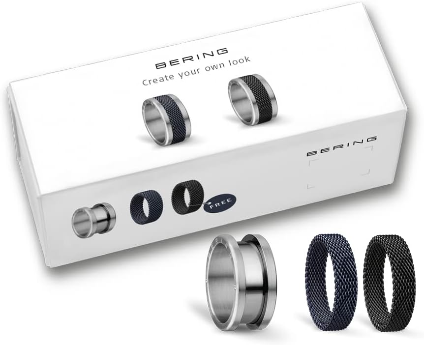 Thumbnail 3 de BERING Ring pour Homme Arctic Symphony Collection – Symphony-Set-B en acier inoxydable, finition brossée