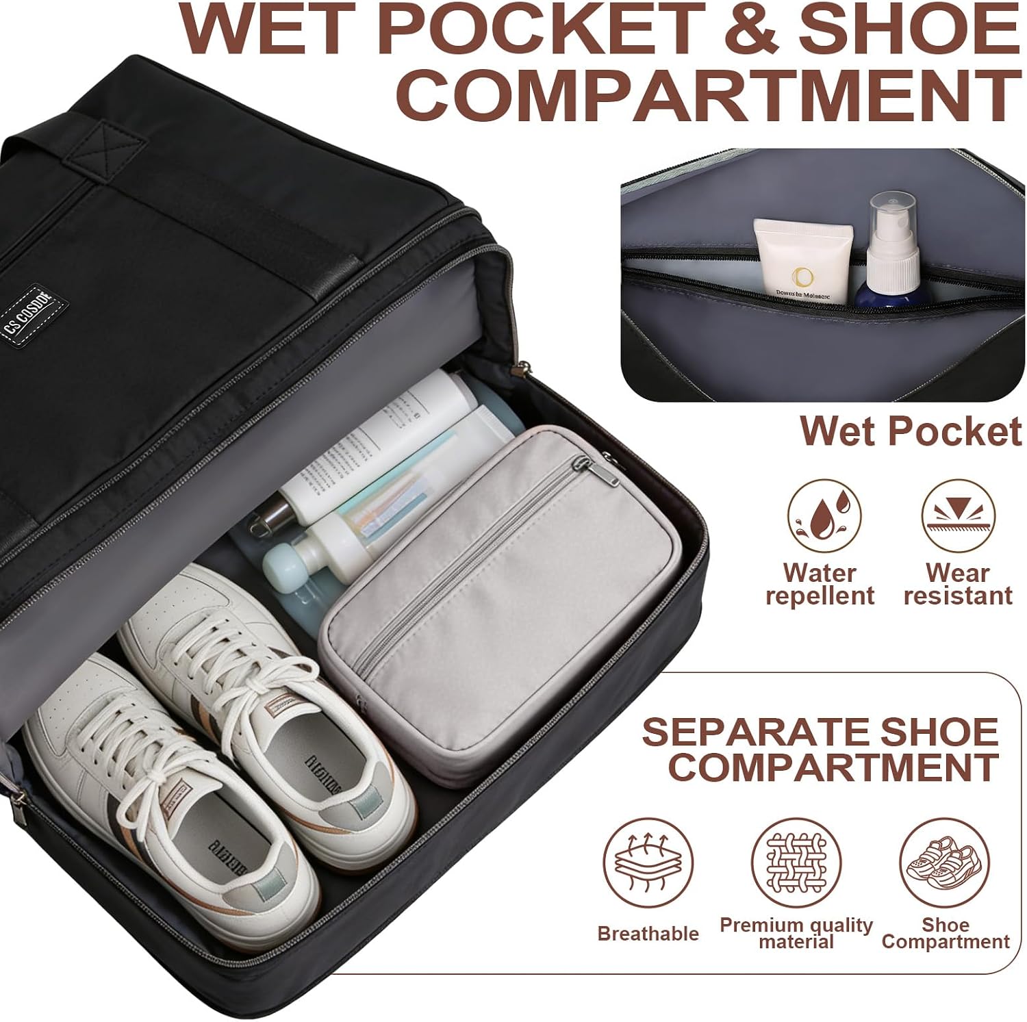 Detalle de CS COSDDI travel bag cabin bag 40x30x20