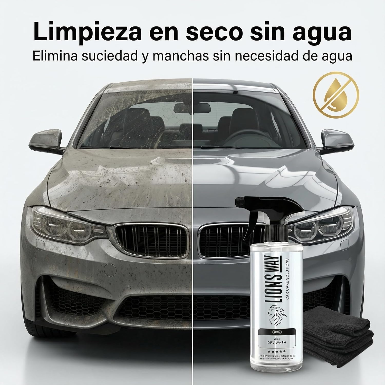Detalle 1 de LionsWay Limpieza en Seco con Cera Carnauba