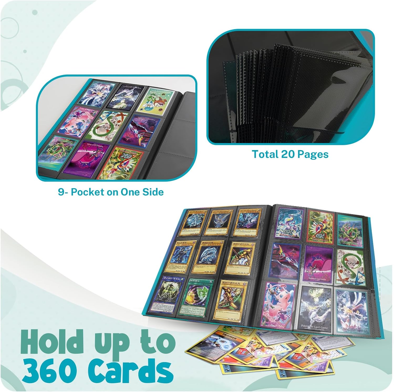 Detalle 2 de Trading Card Binder, 20 Pages