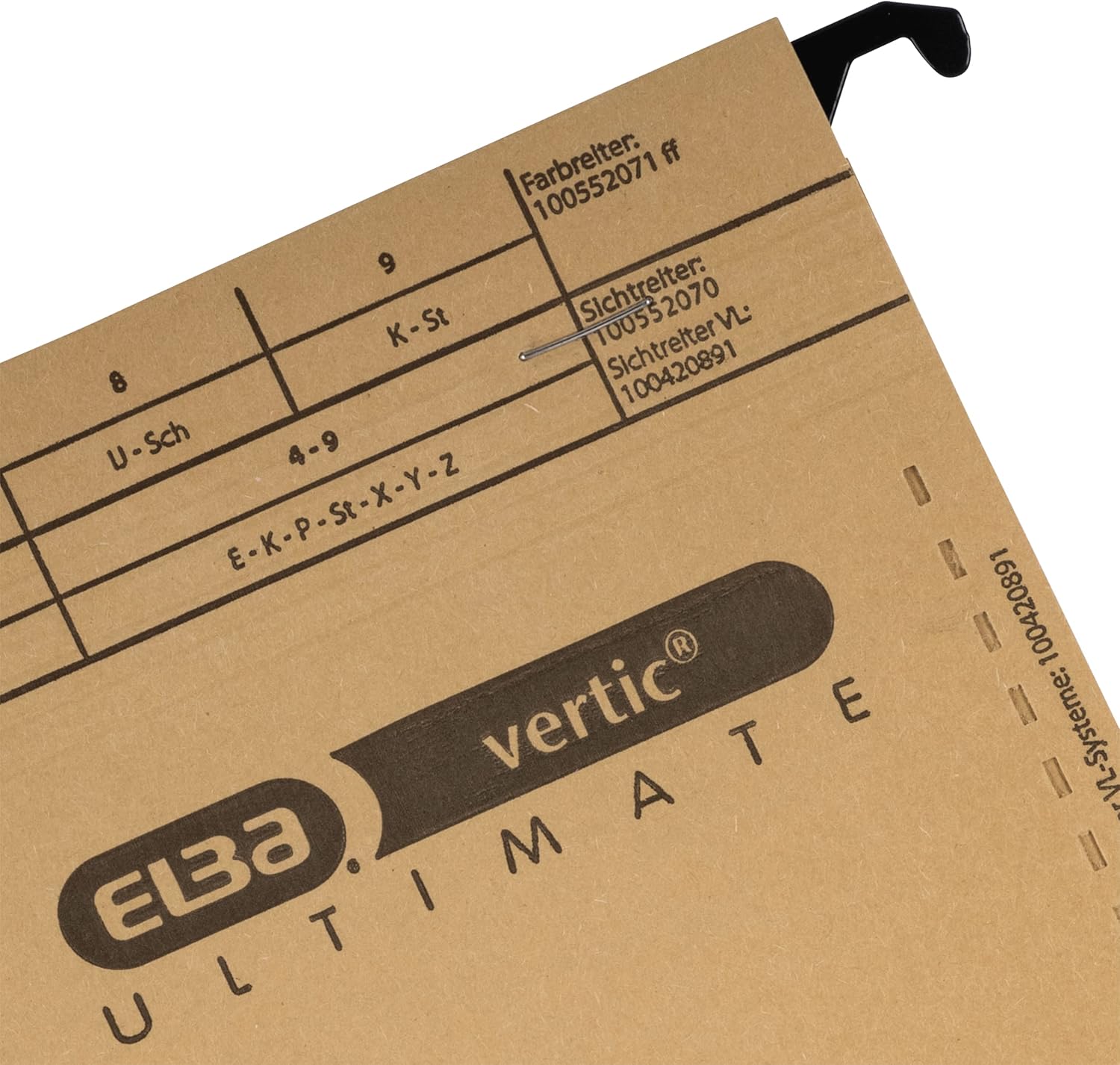 Thumbnail 6 de ELBA Kredit- Personalhefter A4 aus Karton mit 4 kaufmännischen Heftungen (braun) – 5er-Pack