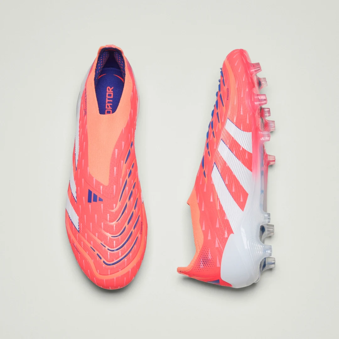 Detalle 2 de Adidas Predator Elite — bota sin cordones para césped natural seco (naranja)