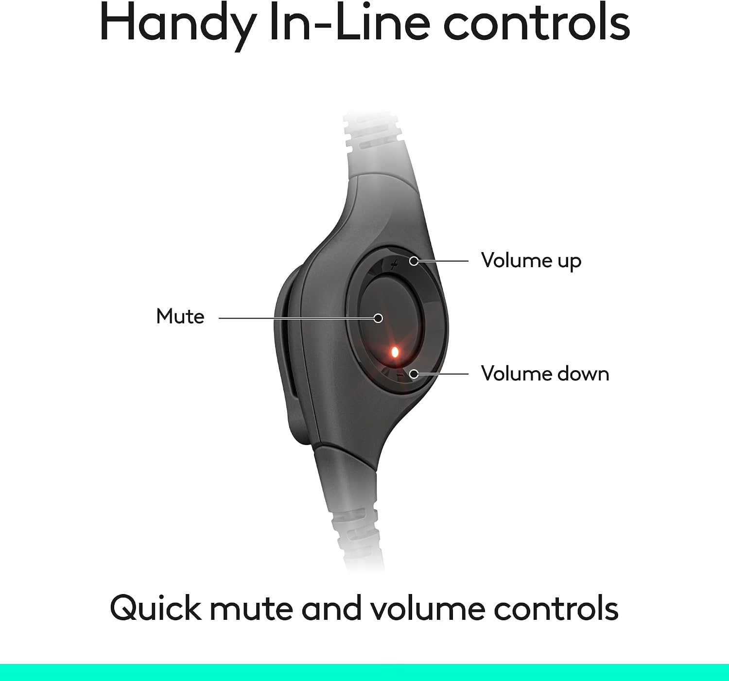 Thumbnail 3 de Logitech H391 Wired USB-C Headset, Graphite, Inline Controls, Noise-Canceling Mic