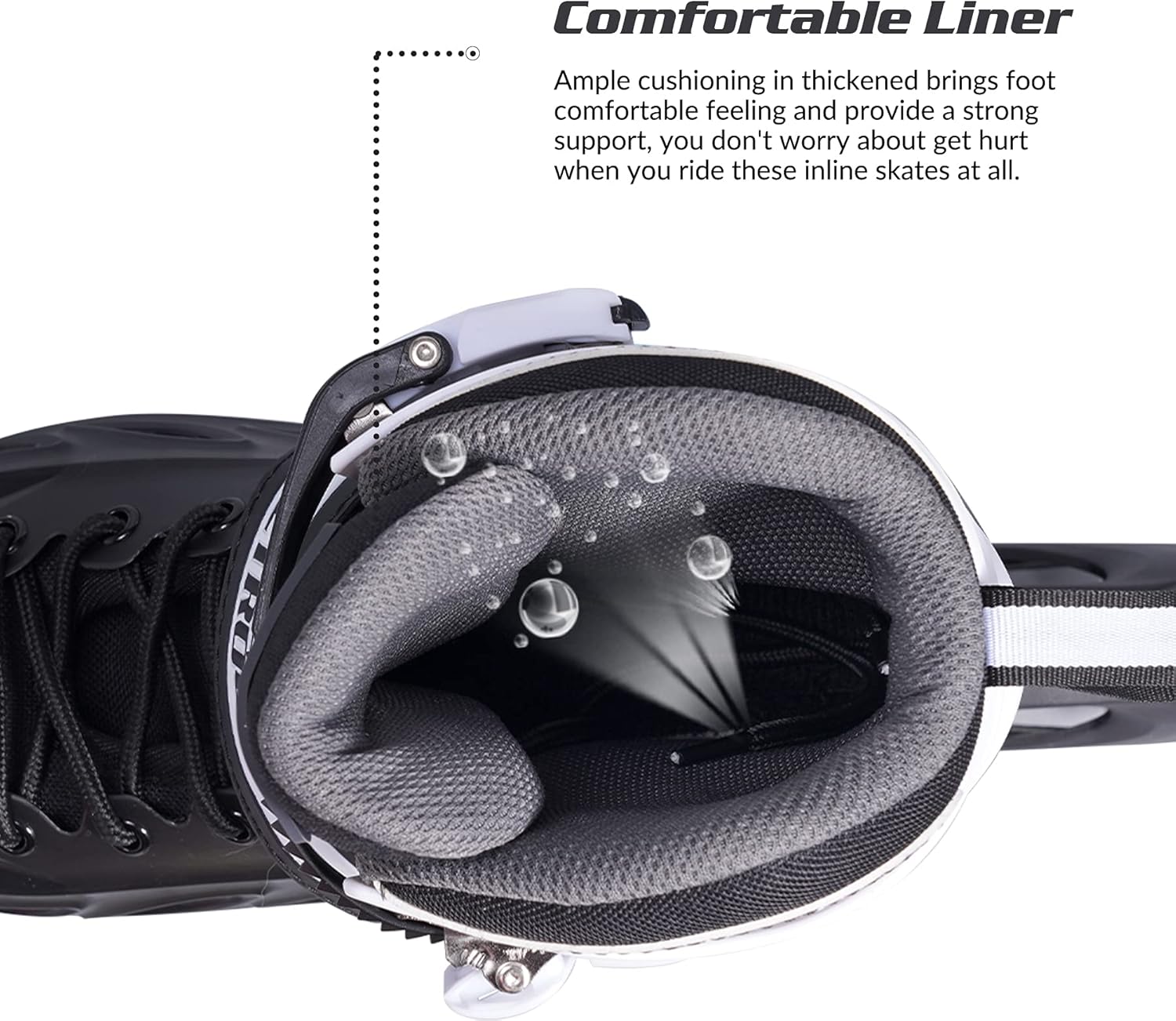 Thumbnail 6 de METROLLER Inline Skates with Light-Up Wheels (Adjustable, 4 Sizes)