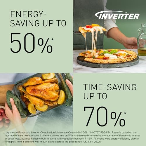 Thumbnail 9 de Panasonic NN-CT54RWBPQ 27L 4-in-1 Combination Inverter Microwave with Air Fryer
