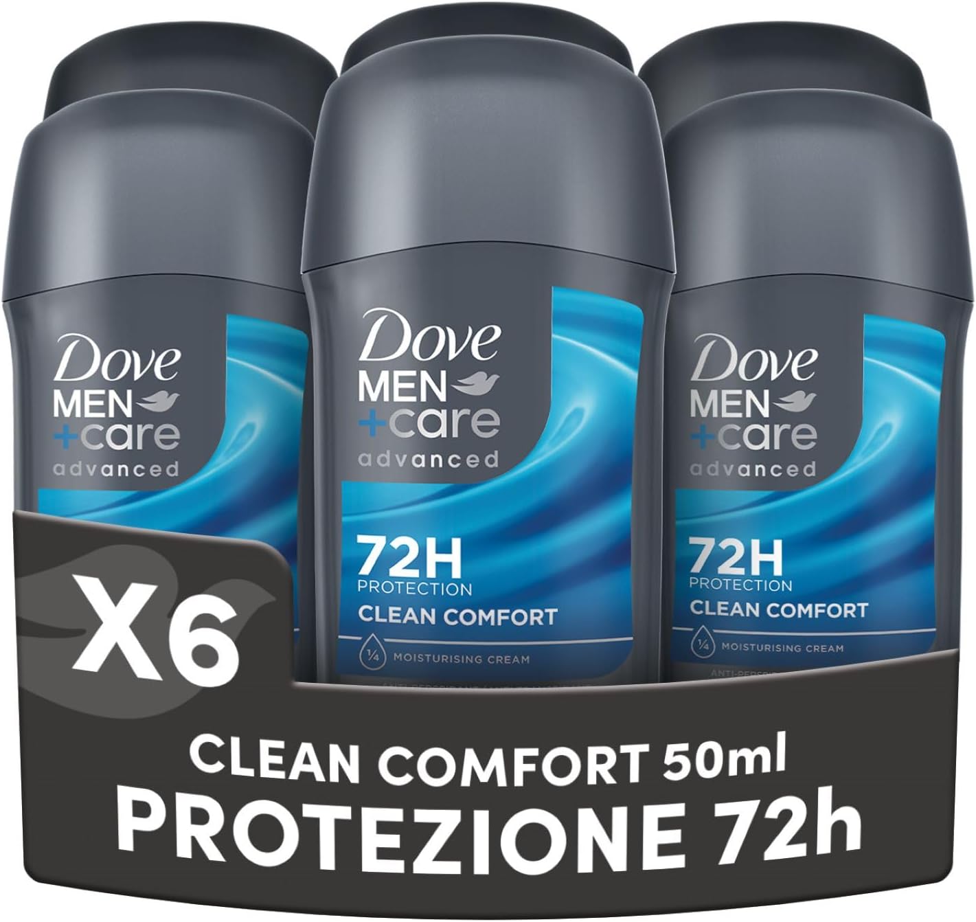 Thumbnail 6 de Dove Men+Care Deodorante Stick Advanced, Invisible Dry – 6x50 ml