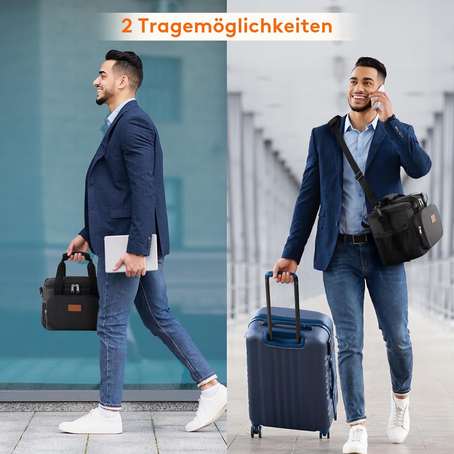 Thumbnail 5 de Lifewit 9L 12 Dosen Kühltasche (klein, faltbar) – wasserdichte Thermotasche für Lunch, Bier & Ausflüge
