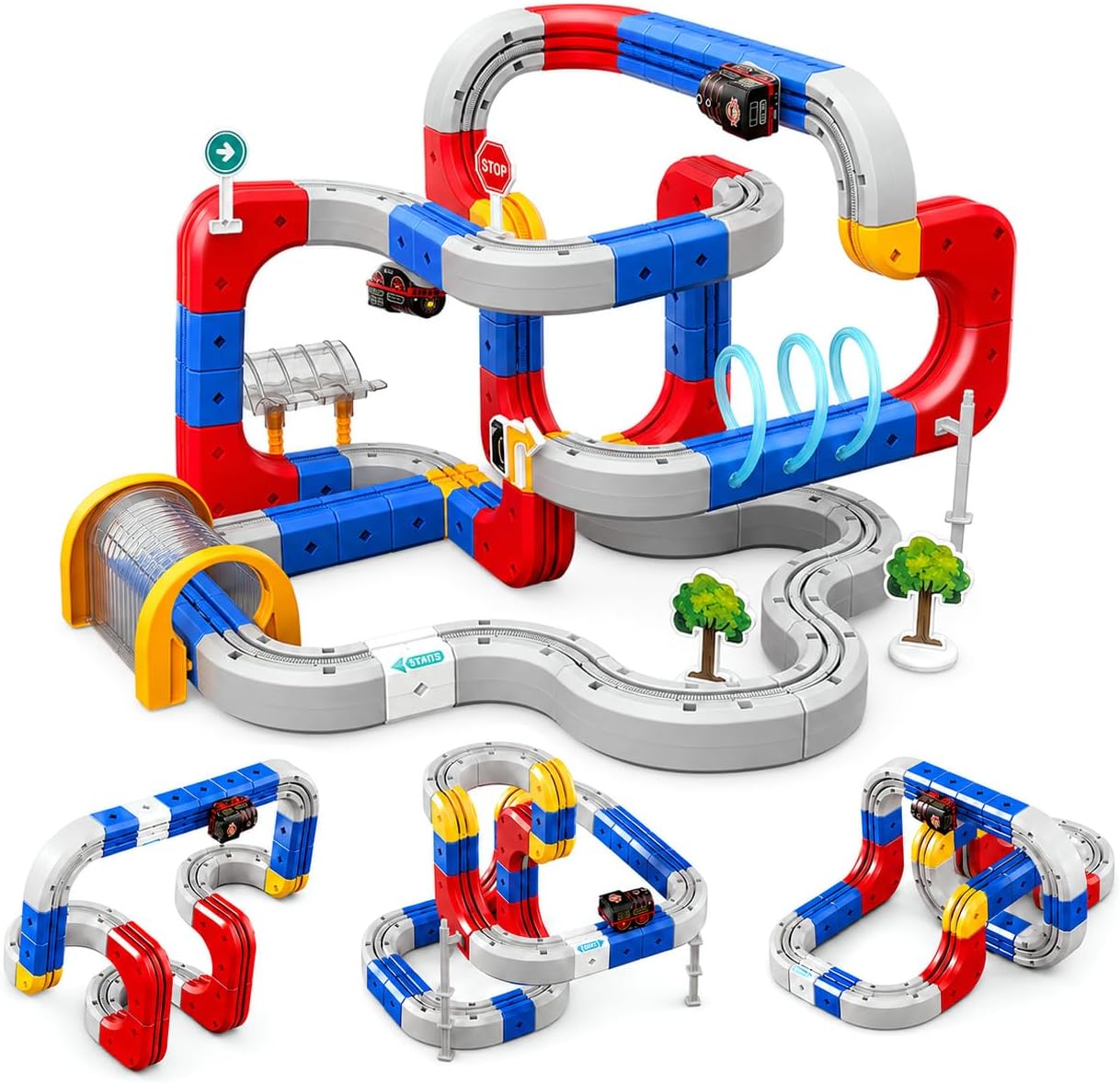 Detalle de Electric Train Set with 138-Piece Track