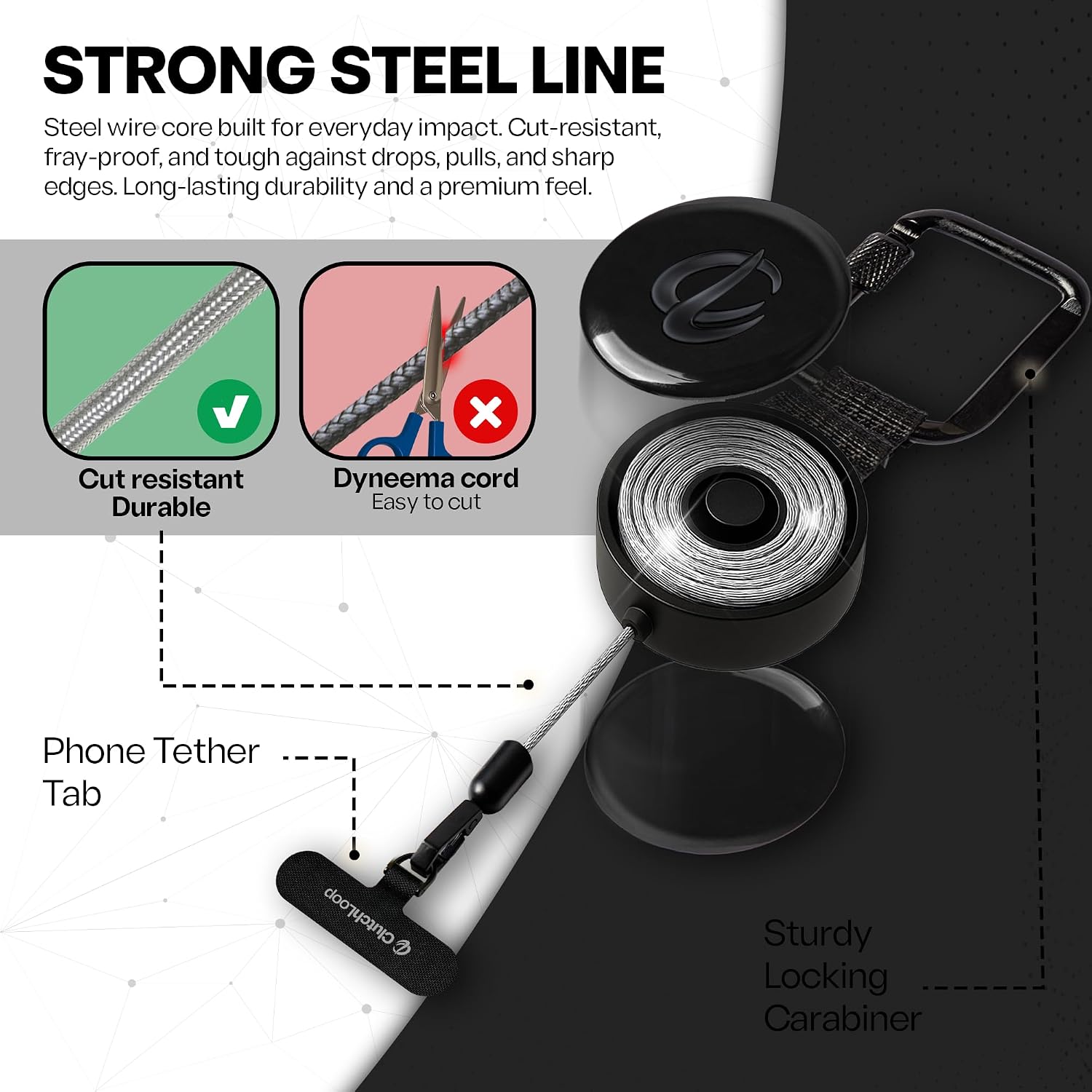 Detalle 2 de ClutchLoop Anti-Theft Phone Tether 30"