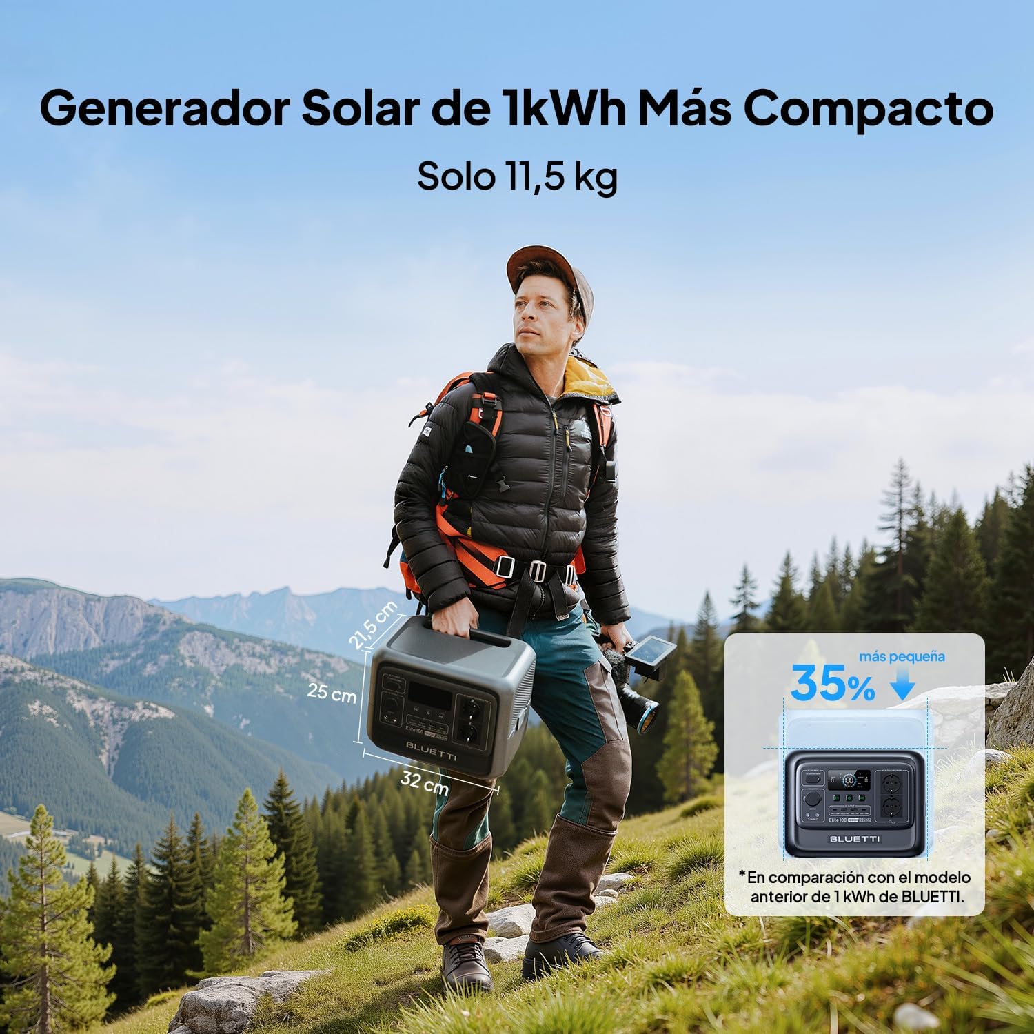 Thumbnail 2 de BLUETTI Elite 100 V2 Generador Solar