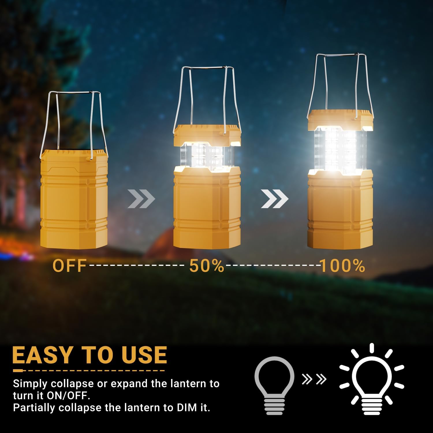 Detalle de ROCAM CL1000 Solar Camping Lantern, 3000mAh, Hand Crank, 12 LEDs