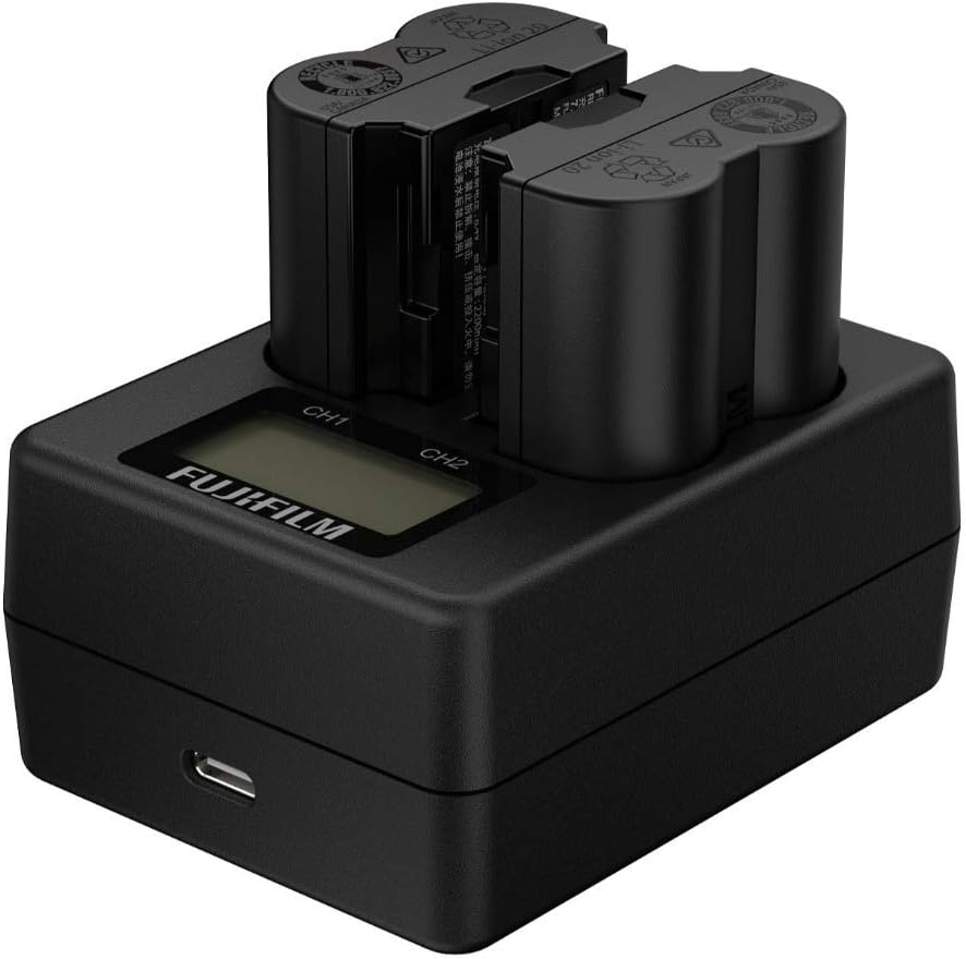 Detalle de Fujifilm BC-W235 Dual Battery Charger for NP-W235, Black