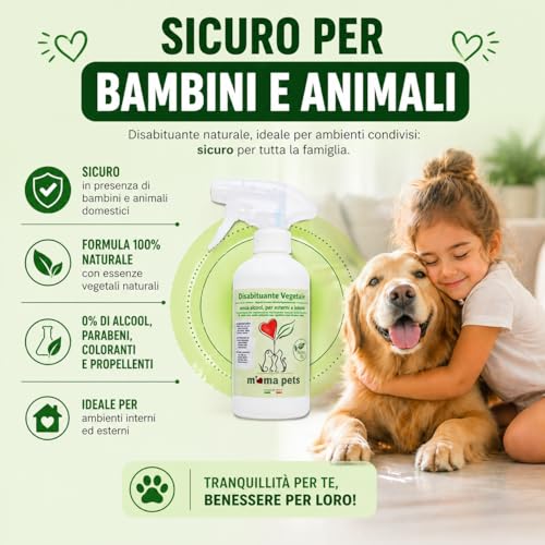 Thumbnail 5 de M' MA PETS 100% Natural Repellent per cani e gatti – Urine Spray, 500 ml, Made in Italy