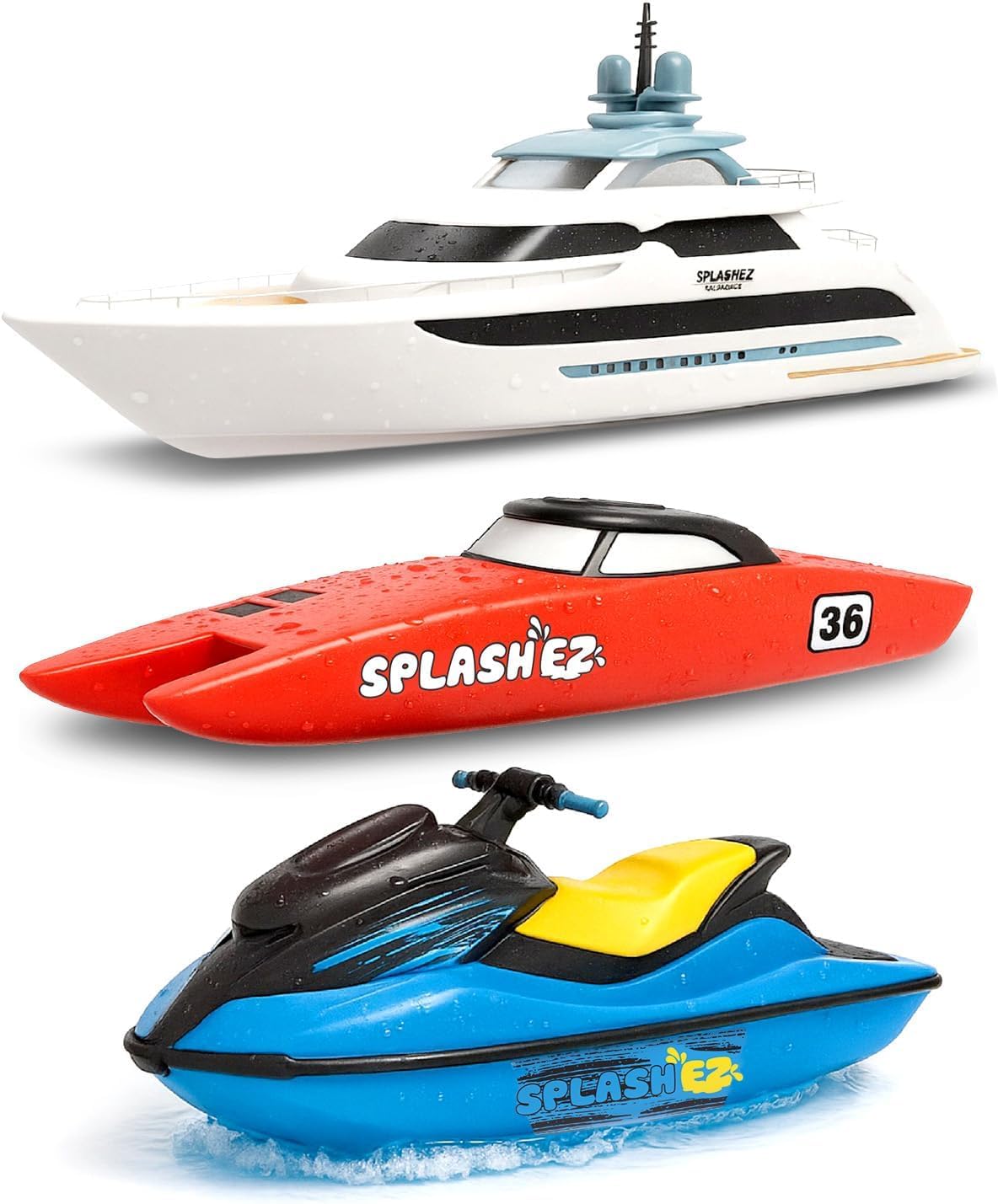 Detalle de SplashEZ Boat Toy: Mold-Free Floating Bath Toy for Toddlers & Kids