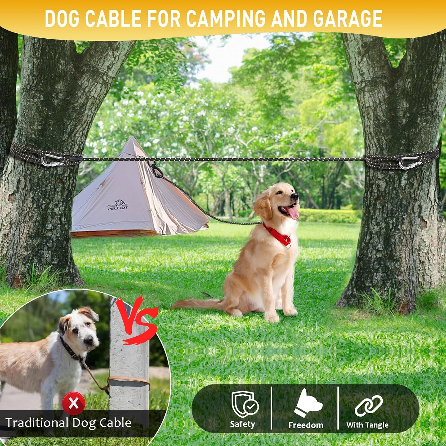 Detalle 2 de Dog Tie-Out Cable 100 ft