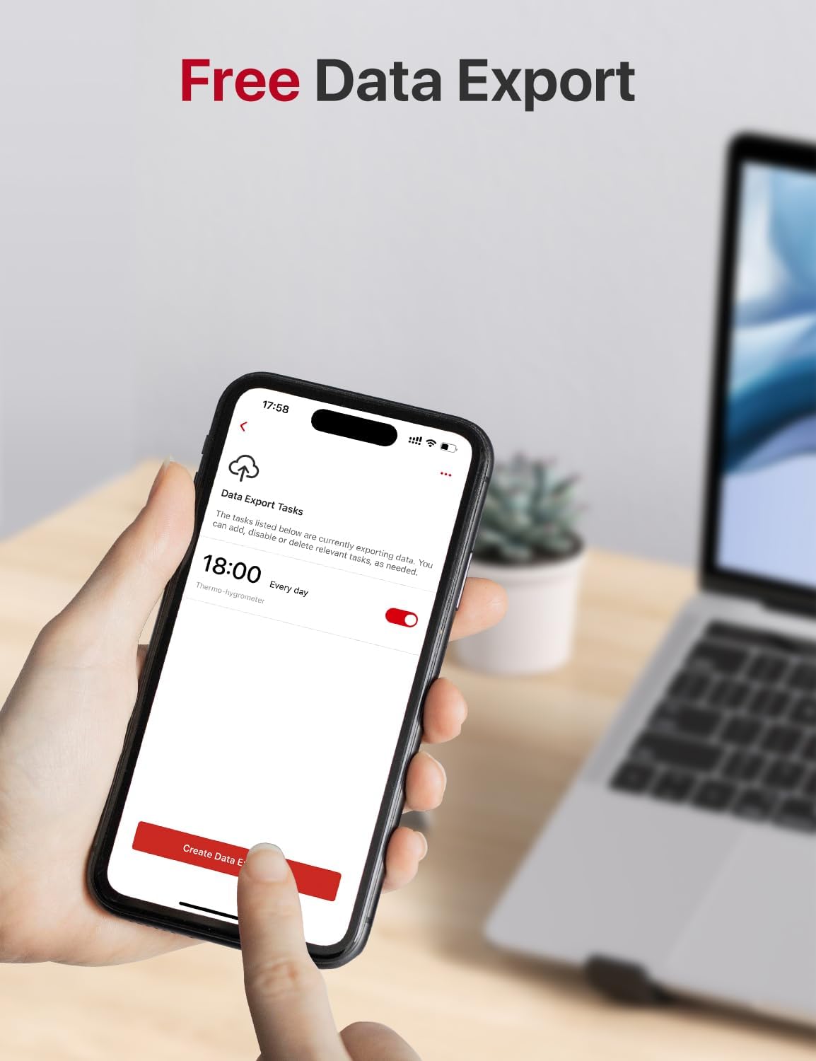 Thumbnail 5 de X-Sense SBS50 WiFi Hygrometer Thermometer 4-pack 🌡️