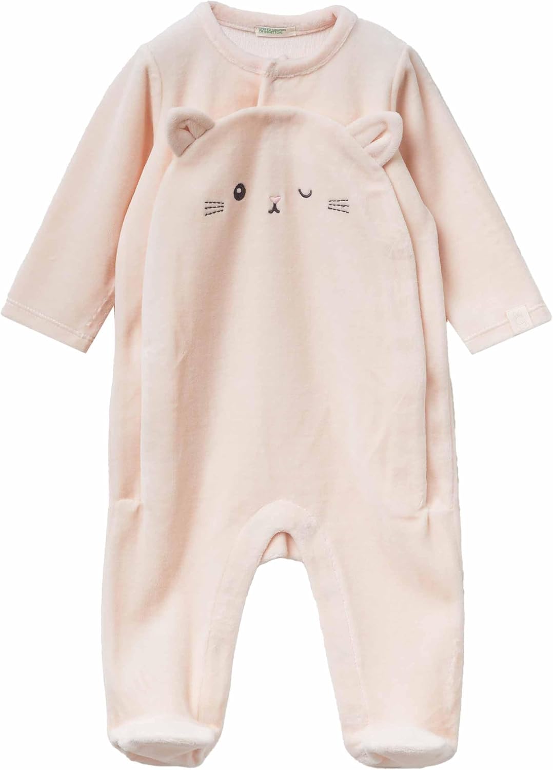 Thumbnail 4 de United Colors of Benetton pigiamino in ciniglia per bimbo e neonato con bottoni a pressione nascosti