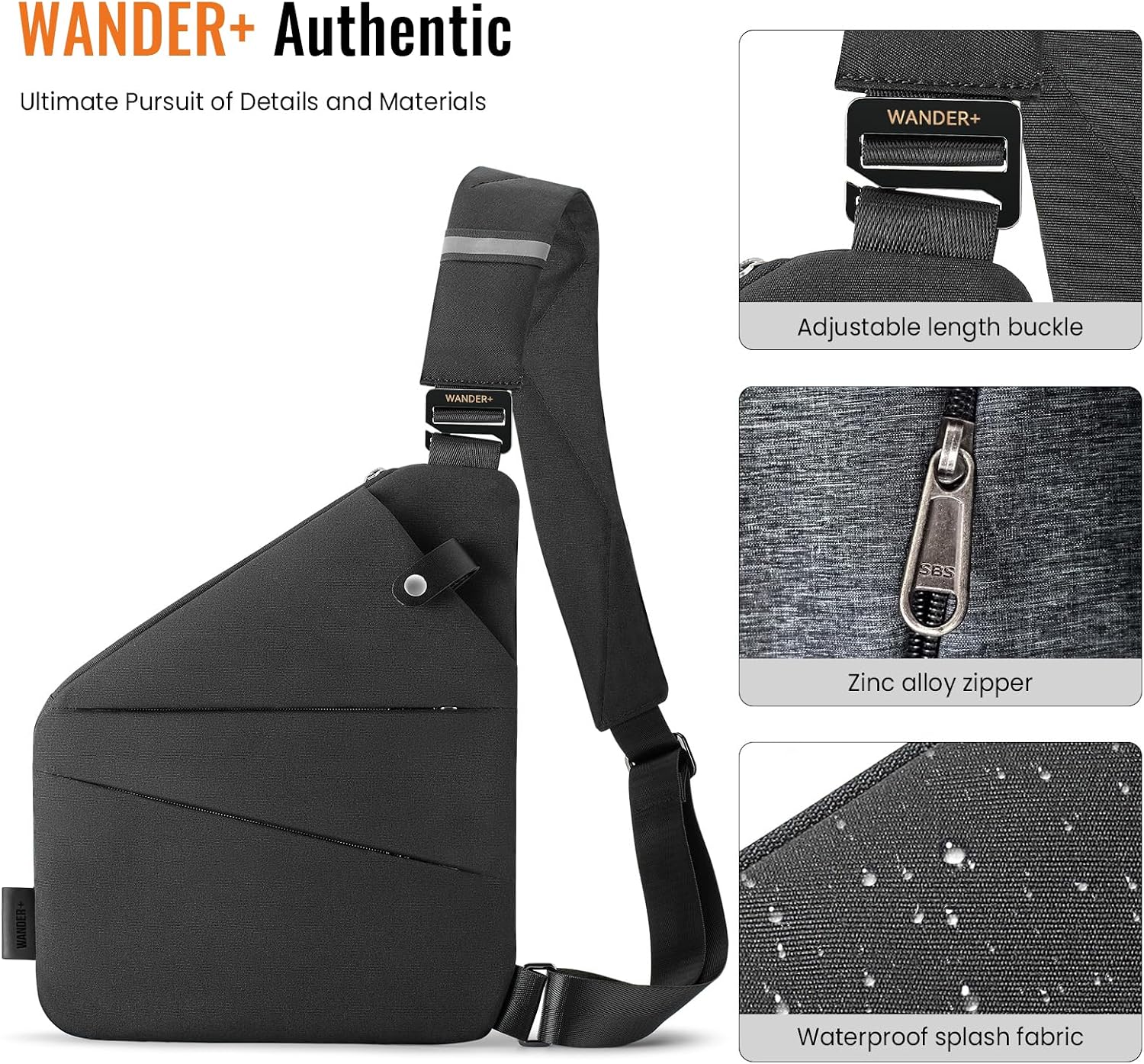 Thumbnail 1 de WANDER PLUS Anti Theft Crossbody Bag 1L