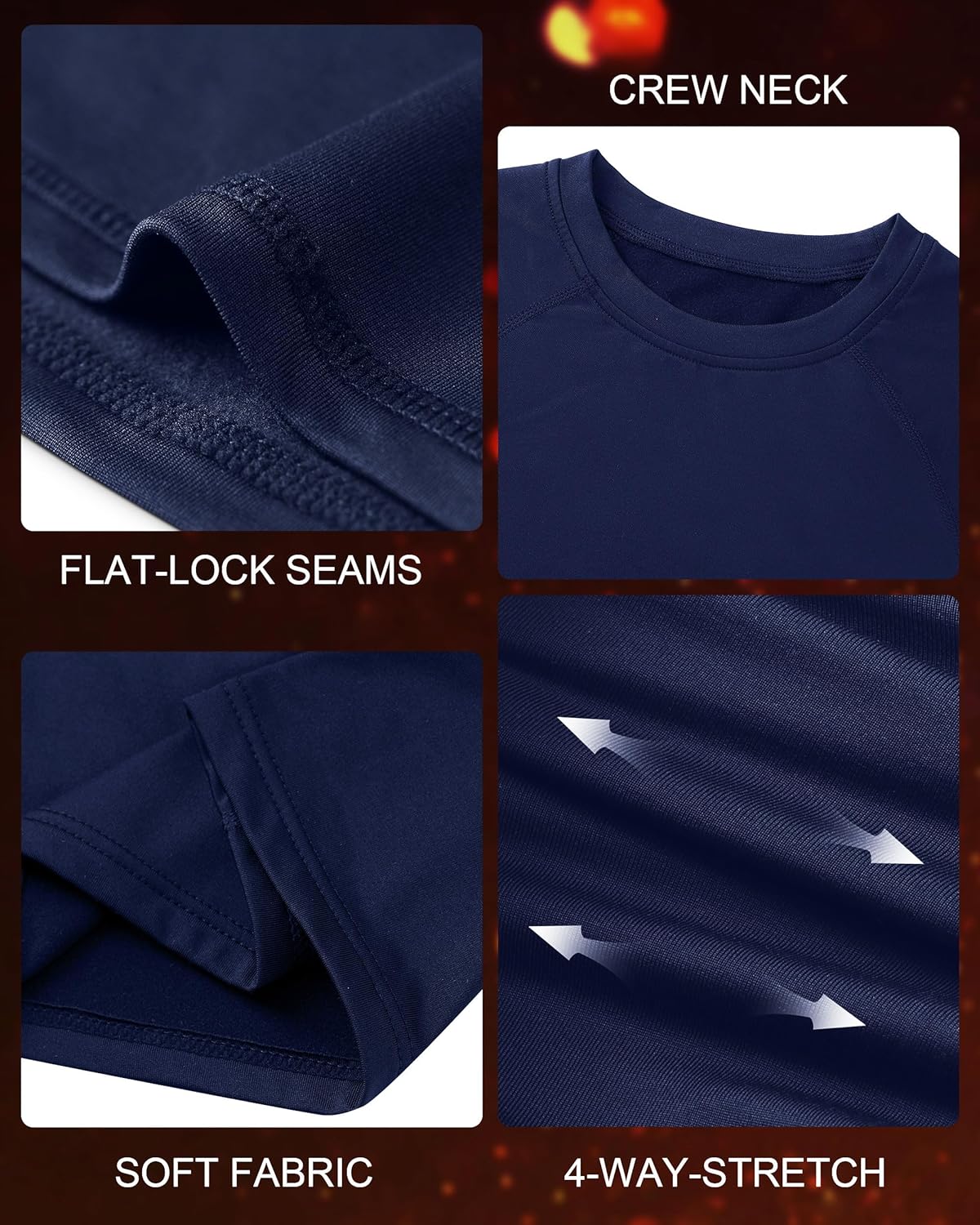 Thumbnail 4 de Roadbox Kids Thermal Top: Boys fleece-lined base layer for school, sport and outdoor adventures