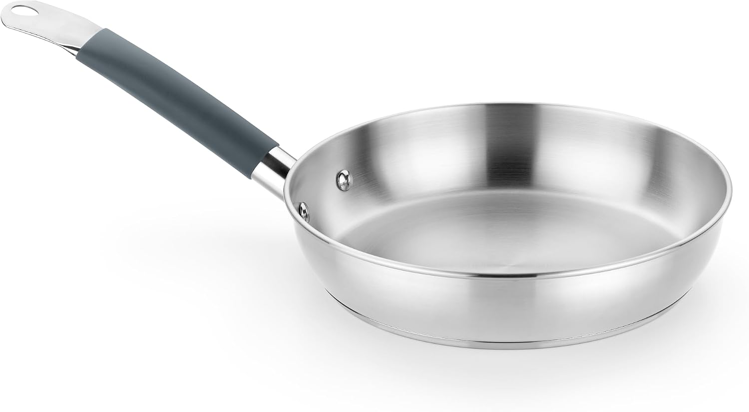 Detalle de BRA Master koekenpan 24 cm van 18/10 roestvrij staal, Full Induction
