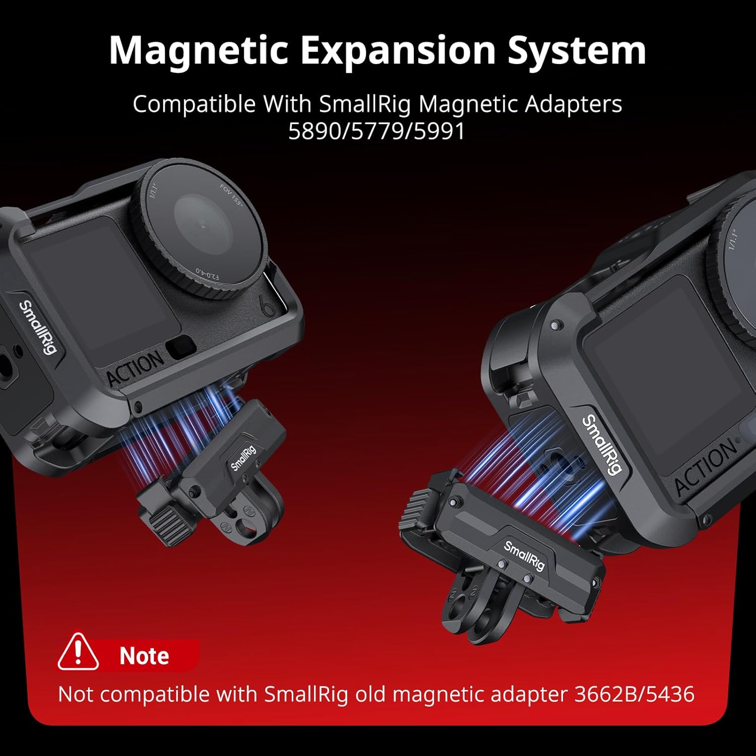 Detalle de SmallRig Action 6 Cage per DJI Osmo Action 6 con Interfacce di Espansione