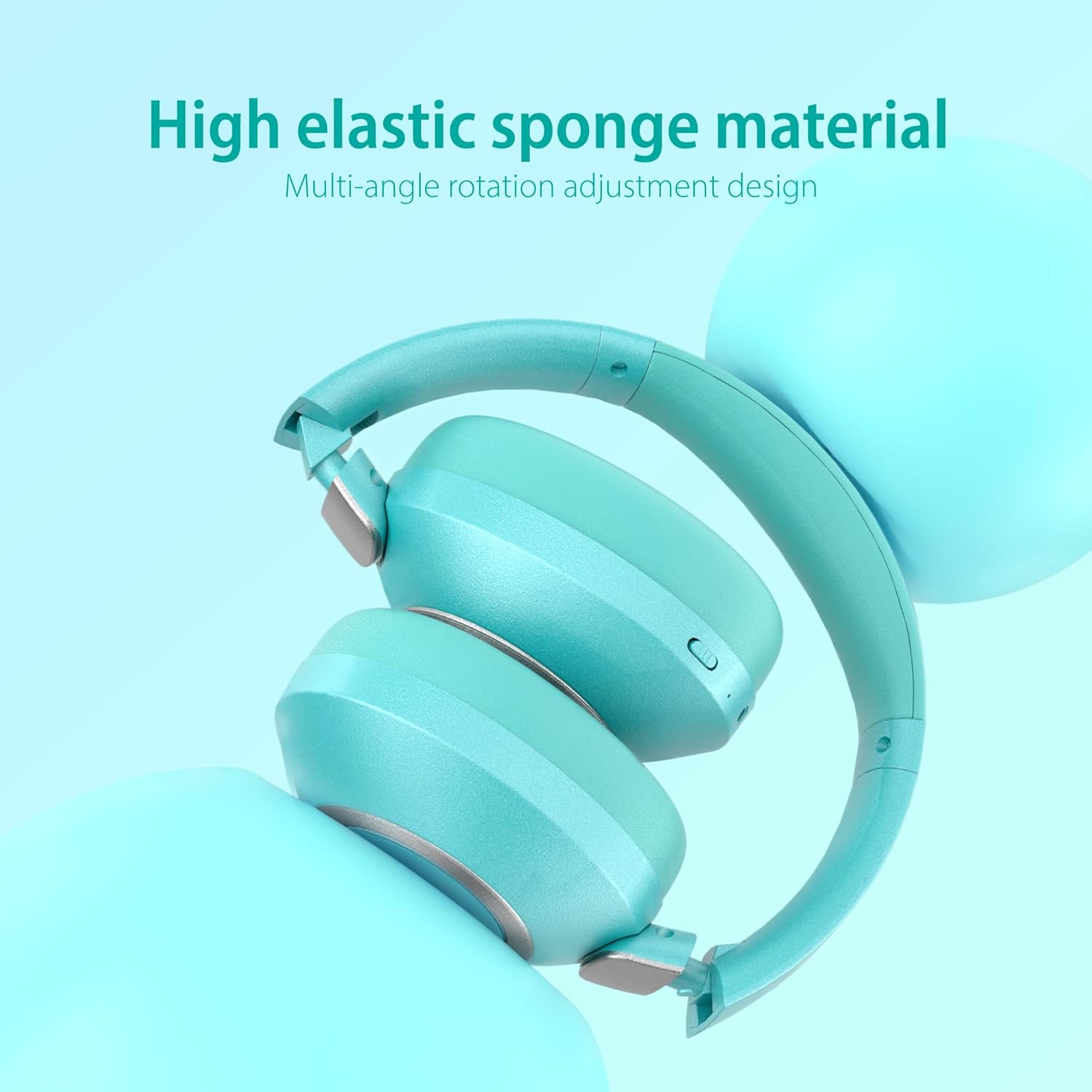 Thumbnail 2 de Lankey Sound Bluetooth-Kopfhörer mit ANC, 5.3 und bis zu 100 Std. Spielzeit (Kabellos, Light Blue)